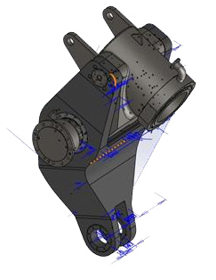 立磨搖臂 立磨磨輥總成結構圖立磨搖臂